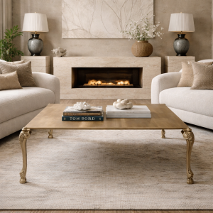 Table pied de style